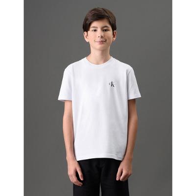 Camiseta Menino Re Issue Calvin Klein Jeans - Branco