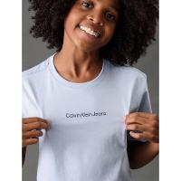 Camiseta Menino Logo Centralizado Calvin Klein Jeans - Lavanda