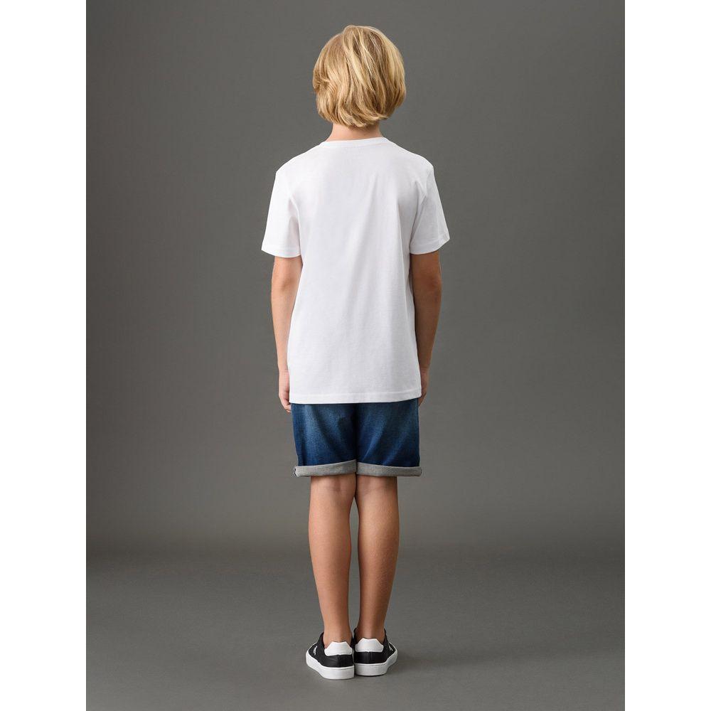 Camiseta Menino Bordado Calvin Klein Jeans - Branco 2 - 2