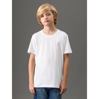 Camiseta Menino Bordado Calvin Klein Jeans - Branco 2