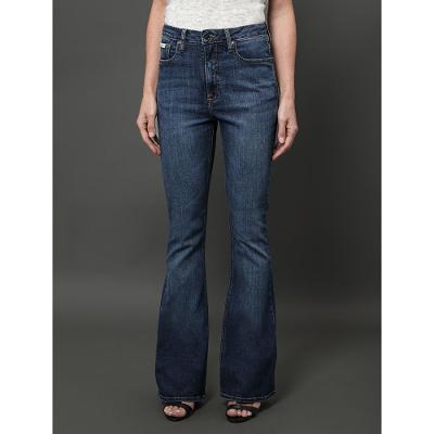 Calça Jeans Feminina Flare 5 Pockets Calvin Klein - Azul Médio