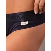 Calcinha Tanga Pima Contton Calvin Klein Underwear - Marinho - 3
