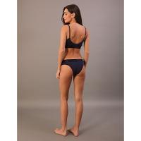 Calcinha Tanga Pima Contton Calvin Klein Underwear - Marinho