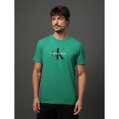 Camiseta Masculina Re Issue Calvin Klein Jeans - Verde Médio