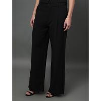 Calça Feminina Alfaiataria Wide Leg Calvin Klein - Preto - 1