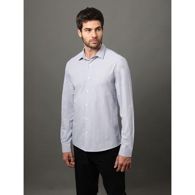 Camisa Masculina Slim Fio 60 Calvin Klein - Marinho