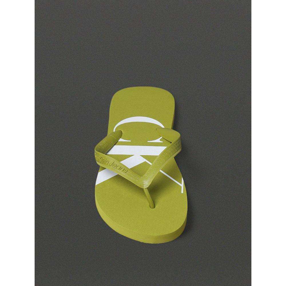 Chinelo Masculino Logo Corrido Calvin Klein Jeans - - 4