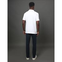 Polo Masculina Listras Calvin Klein Jeans - Branco - 2