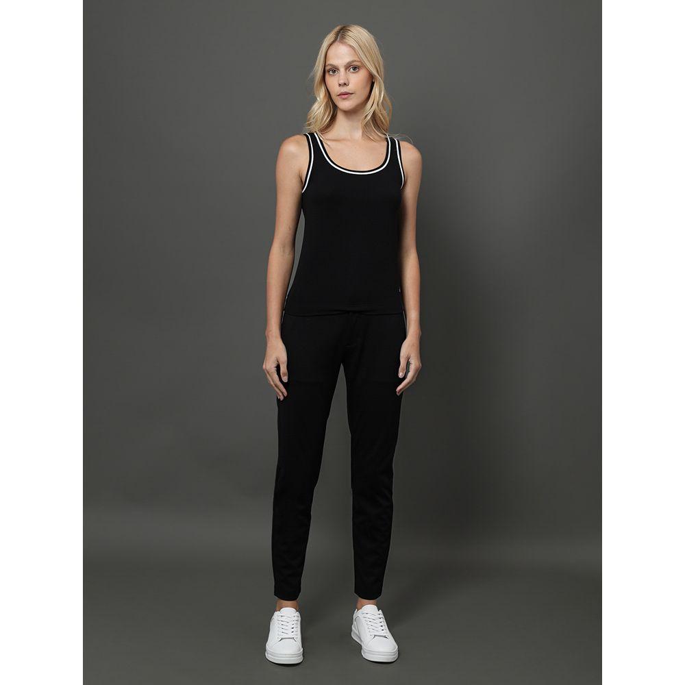 Regata Feminina Detalhe Contrastante Calvin Klein - Preto - 3