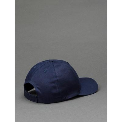 Boné Infantil Masculino de Sarja Aba Curva Estampa Logo Calvin Klein Jeans - Azul Marinho