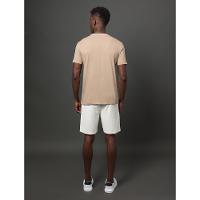 Camiseta Masculina Embossed Calvin Klein Jeans - Caqui Medio - 2