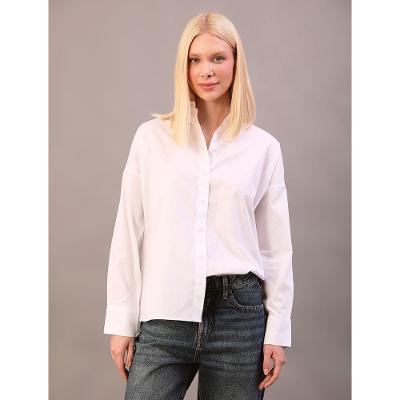 Camisa Feminina Com Bordado Calvin Klein Jeans - Branco