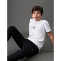 Calça Menino Moletom Re Issue Calvin Klein Jeans - Preto