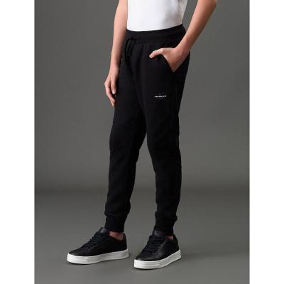Calça Menino Moletom Re Issue Calvin Klein Jeans - Preto