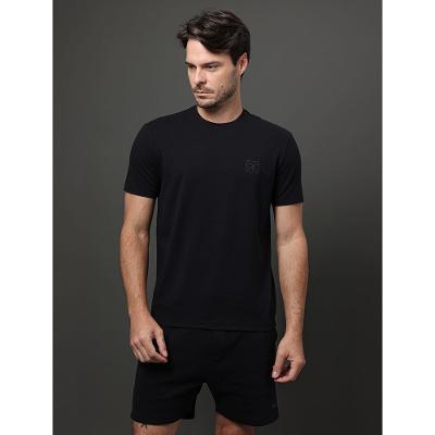 Camiseta Masculina Cotton Calvin Klein - Preto