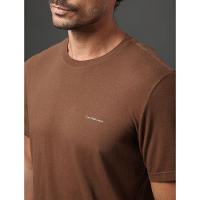 Camiseta Masculina Logo Peito Calvin Klein Jeans - Marrom