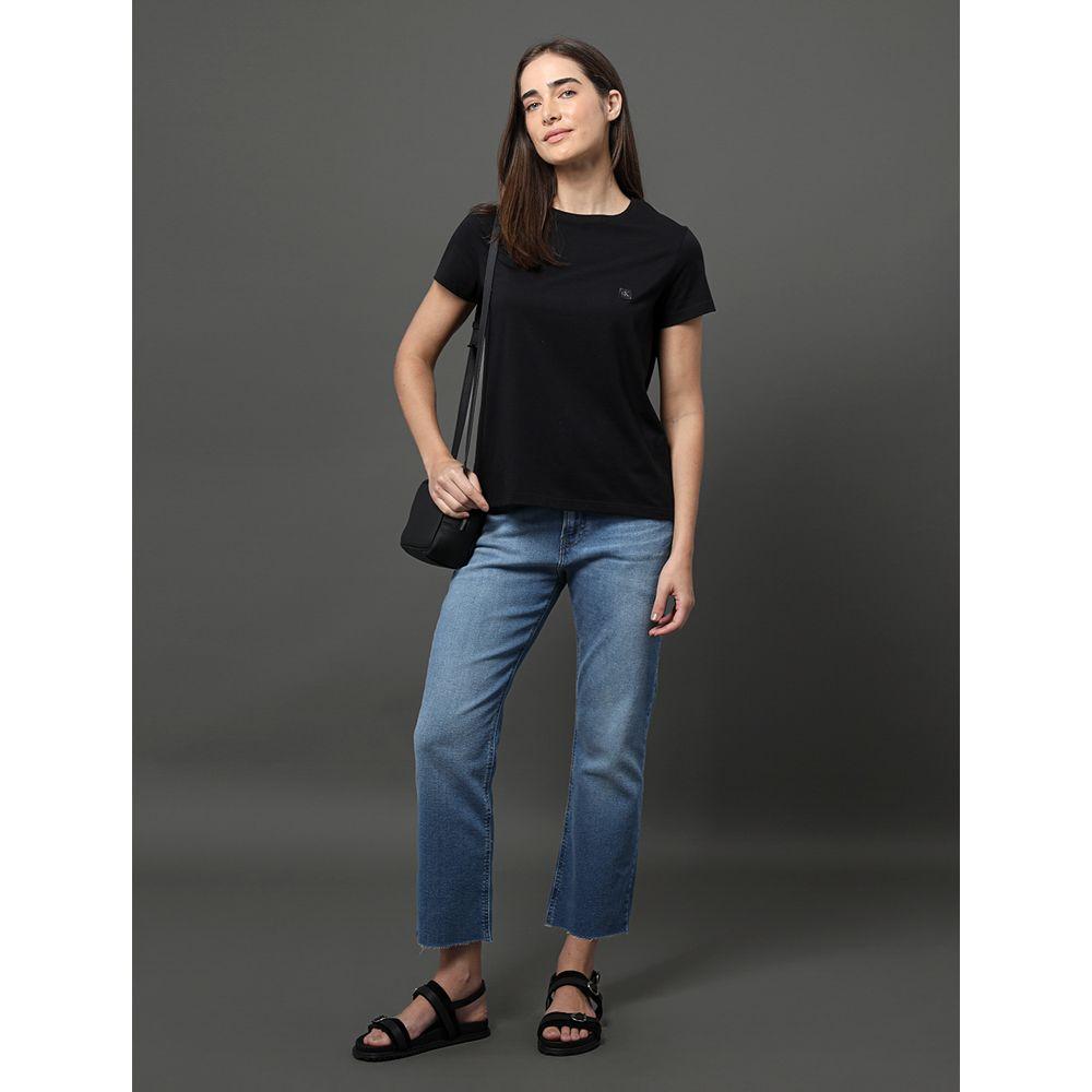 Camiseta Feminina Algodão Egípcio Calvin Klein Jeans - Preto - 3
