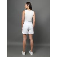 Bermuda Feminina Linho Misto Calvin Klein - Branco - 2