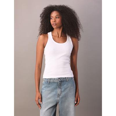 Regata Feminina Ribana Nadador Calvin Klein Jeans - Branco 2