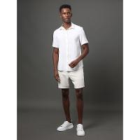 Camisa Masculina Listras Detalhes Calvin Klein Jeans - Branco - 3