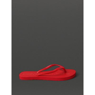Chinelo Feminino Basic Calvin Klein Jeans - Vermelho