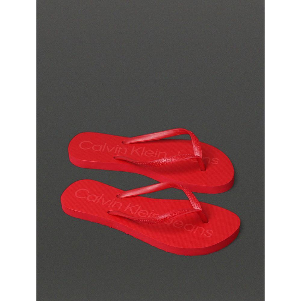Chinelo Feminino Basic Calvin Klein Jeans - Vermelho - 2