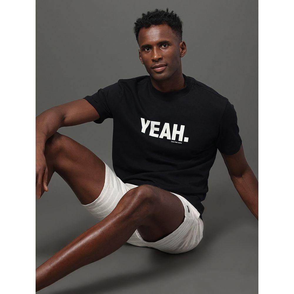 Camiseta Masculina Yeah Calvin Klein Jeans - Preto - 5