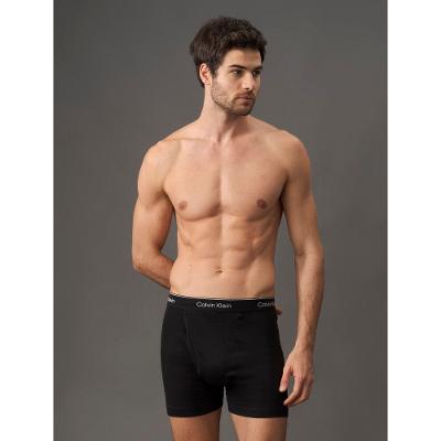 Kit 3 Cuecas Boxer Brief Cotton Calvin Klein Underwear - Black