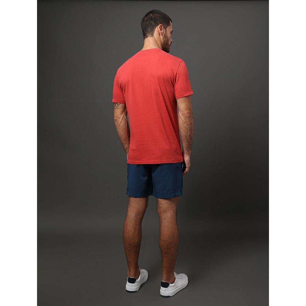 Camiseta Masculina Logo Peito Calvin Klein Jeans - Vermelho - 2