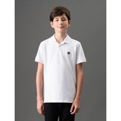 Polo Menino Premium Calvin Klein Jeans - Branco 2