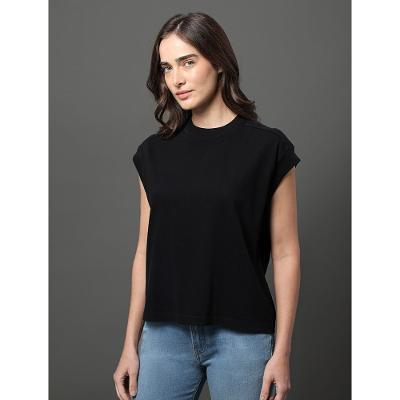 Blusa Feminina Malha Rugby Calvin Klein Jeans - Preto
