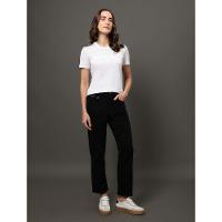 Camiseta Feminina Bordado Alto Relevo Calvin Klein Jeans - Branco - 3