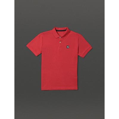 Polo Menino Premium Calvin Klein Jeans - Vermelho