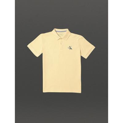 Polo Menino Logo Re Issue Calvin Klein Jeans - Amarelo Manteiga