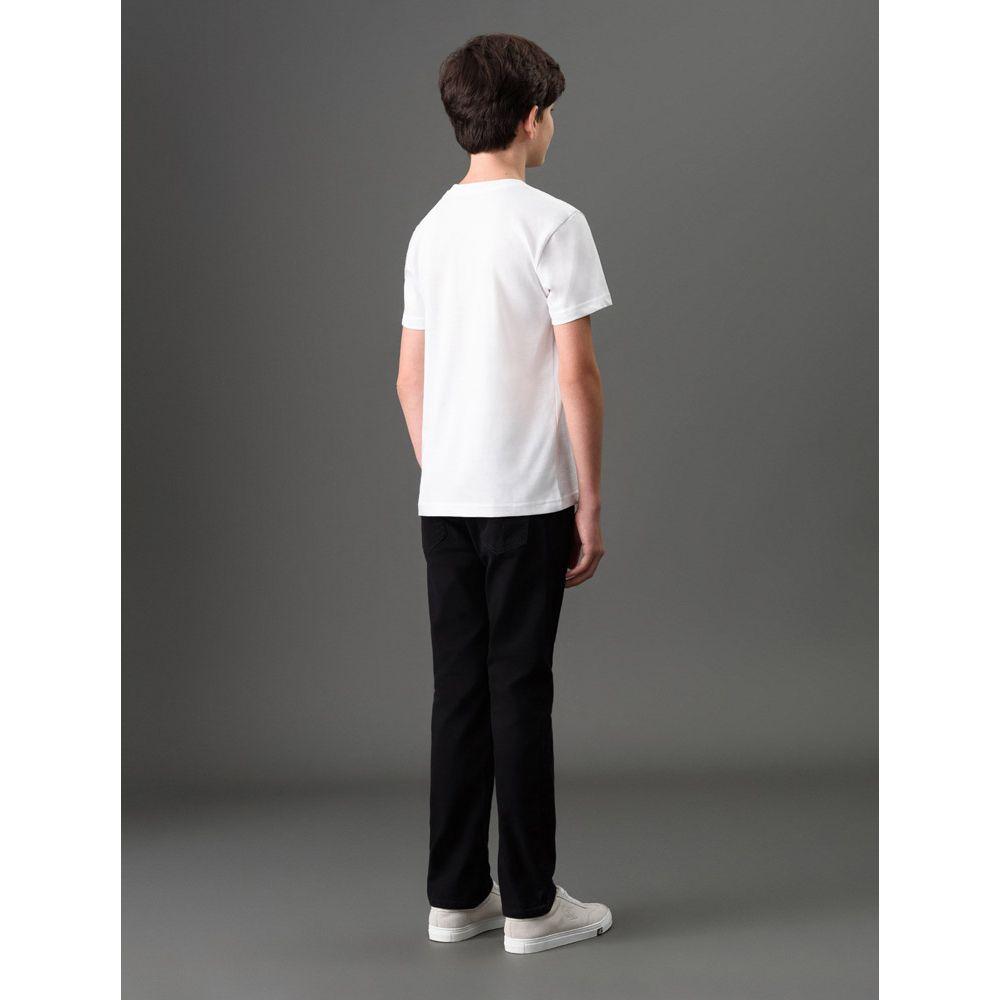 Camiseta Menino Rubber Patch Calvin Klein Jeans - Branco 2 - 2