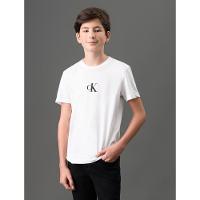Camiseta Menino Rubber Patch Calvin Klein Jeans - Branco 2 - 1