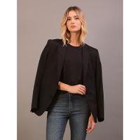 Camiseta Feminina Básica Canoa Recortes Calvin Klein - Preto - 5