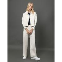 Calça Feminina Linho Texturizado Calvin Klein - Off White - 5