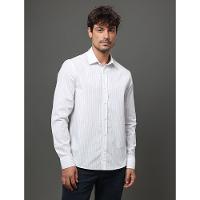 Camisa Masculina Slim Stripes Calvin Klein Jeans - Branco - 1