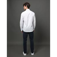 Camisa Masculina Slim Stripes Calvin Klein Jeans - Branco - 2
