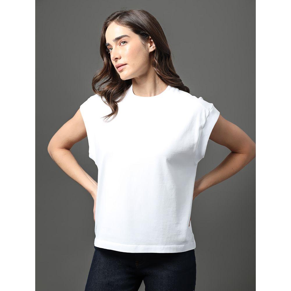 Blusa Feminina Malha Rugby Calvin Klein Jeans - Branco - 5