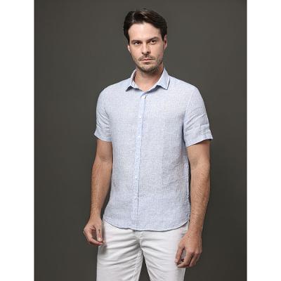 Camisa Masculina Cannes Linen Calvin Klein - Marinho