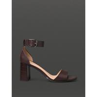 Sandália Feminina Salto Bloco Calvin Klein - Cafe - 1