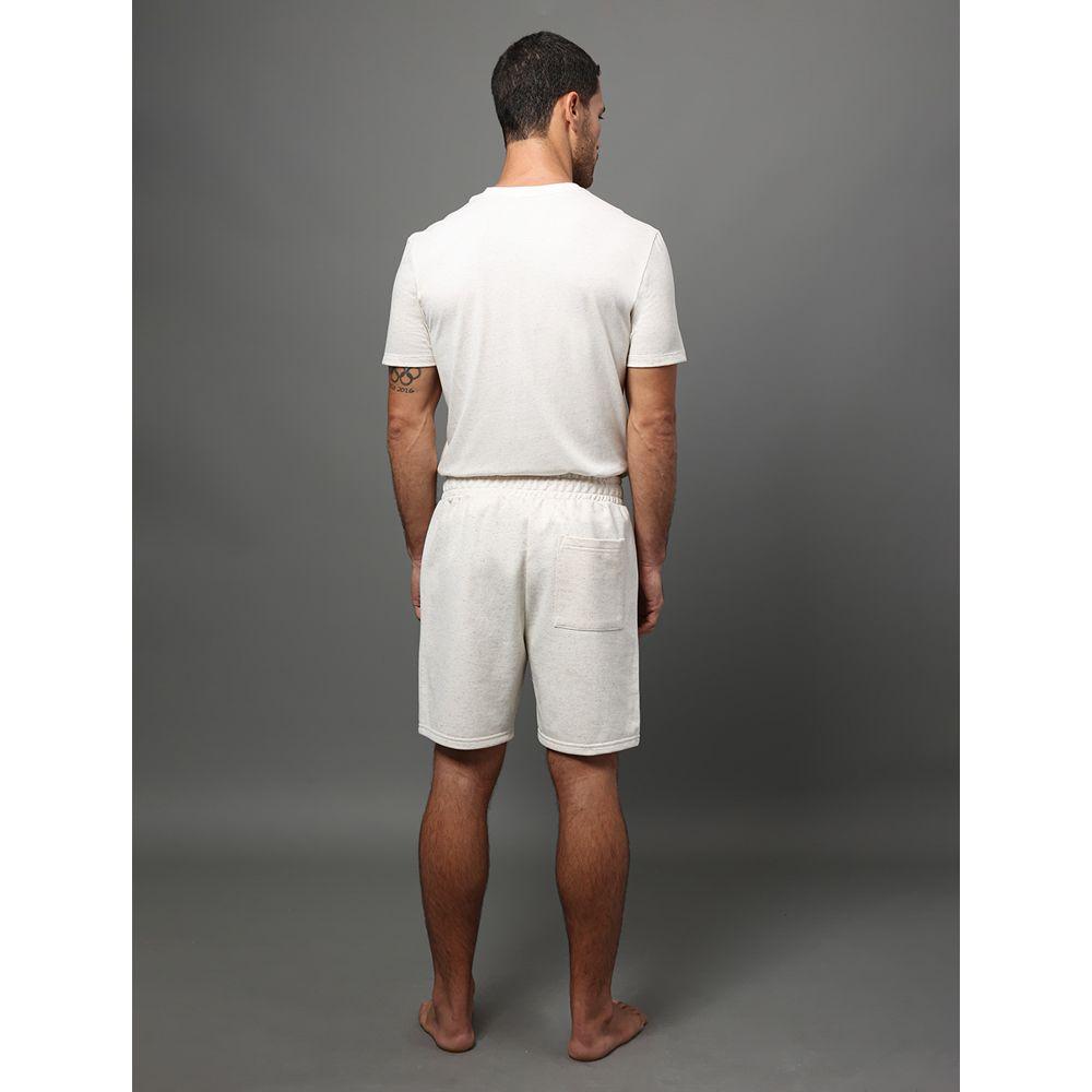 Bermuda Masculina Linen Lounge Calvin Klein Underwear - Off White - 2