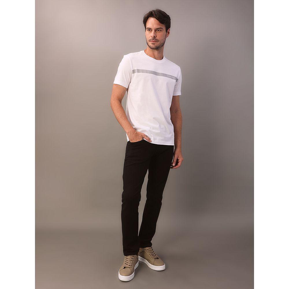 Camiseta Masculina Palito Gel - Branco 2 - 1