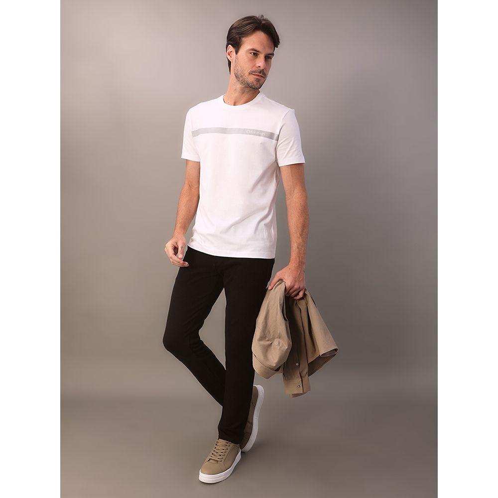 Camiseta Masculina Palito Gel - Branco 2 - 5