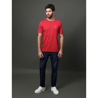 Camiseta Masculina Algodão Egípcio Calvin Klein - Vermelho - 3