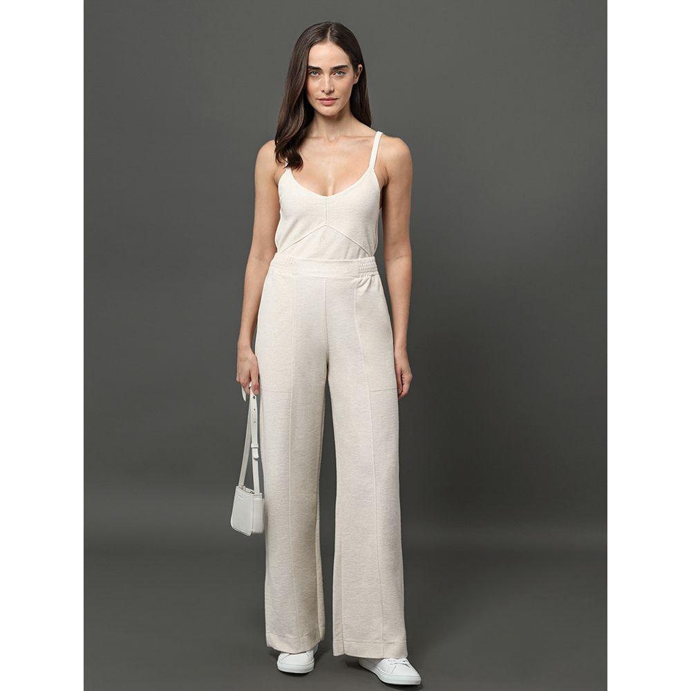 Blusa Feminina Malha Linho Calvin Klein Jeans - Off White - 3