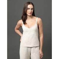 Blusa Feminina Malha Linho Calvin Klein Jeans - Off White - 1