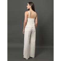 Blusa Feminina Malha Linho Calvin Klein Jeans - Off White - 2